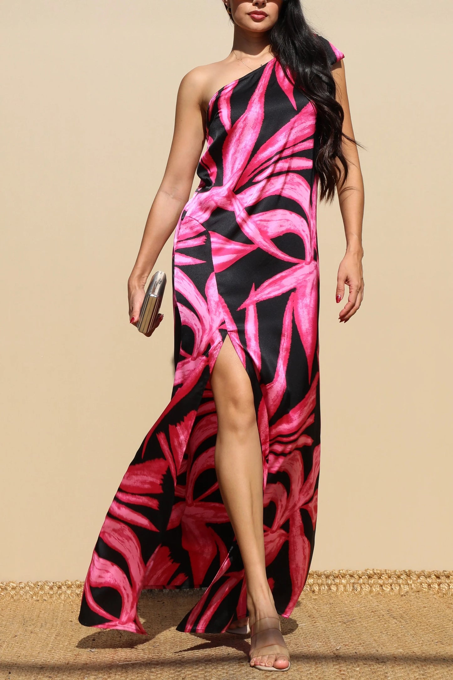Black and Magenta Maxi