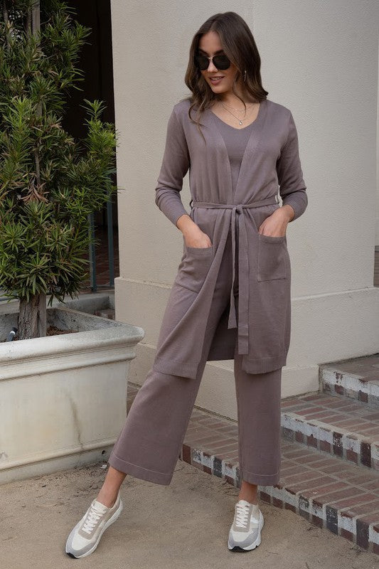 Sweater Cardi Set - Duster Cardi SALE