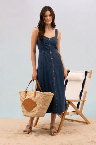 Dark Chambray Dress