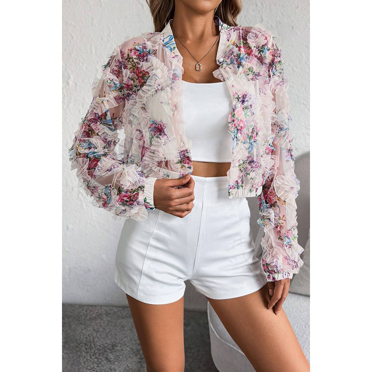 Floral Shacket