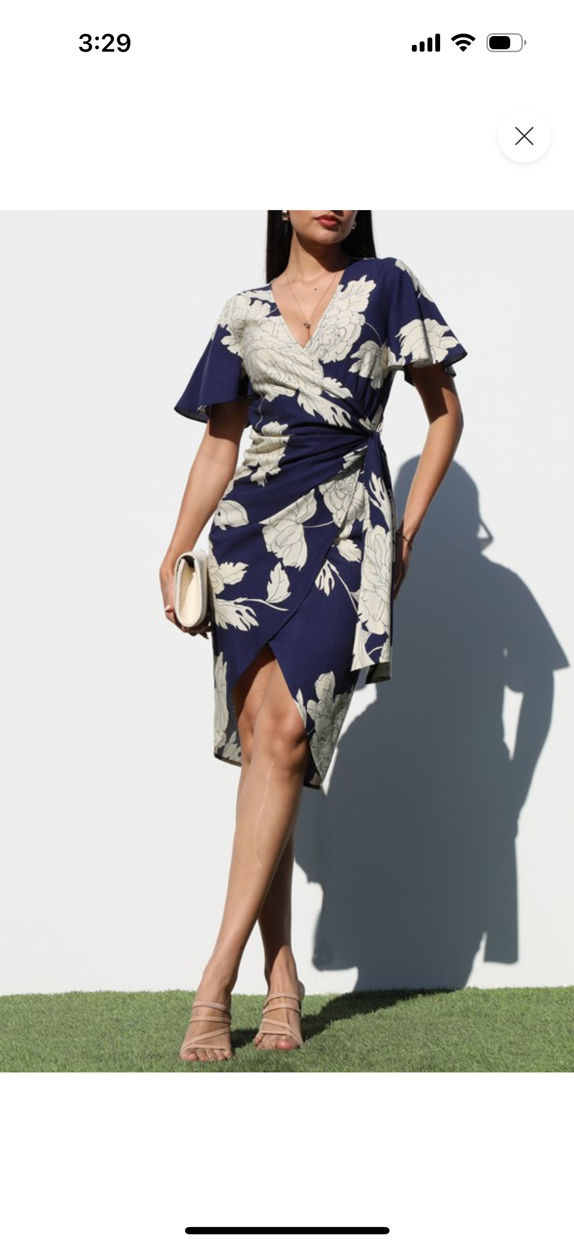 Wrap Mini Dress