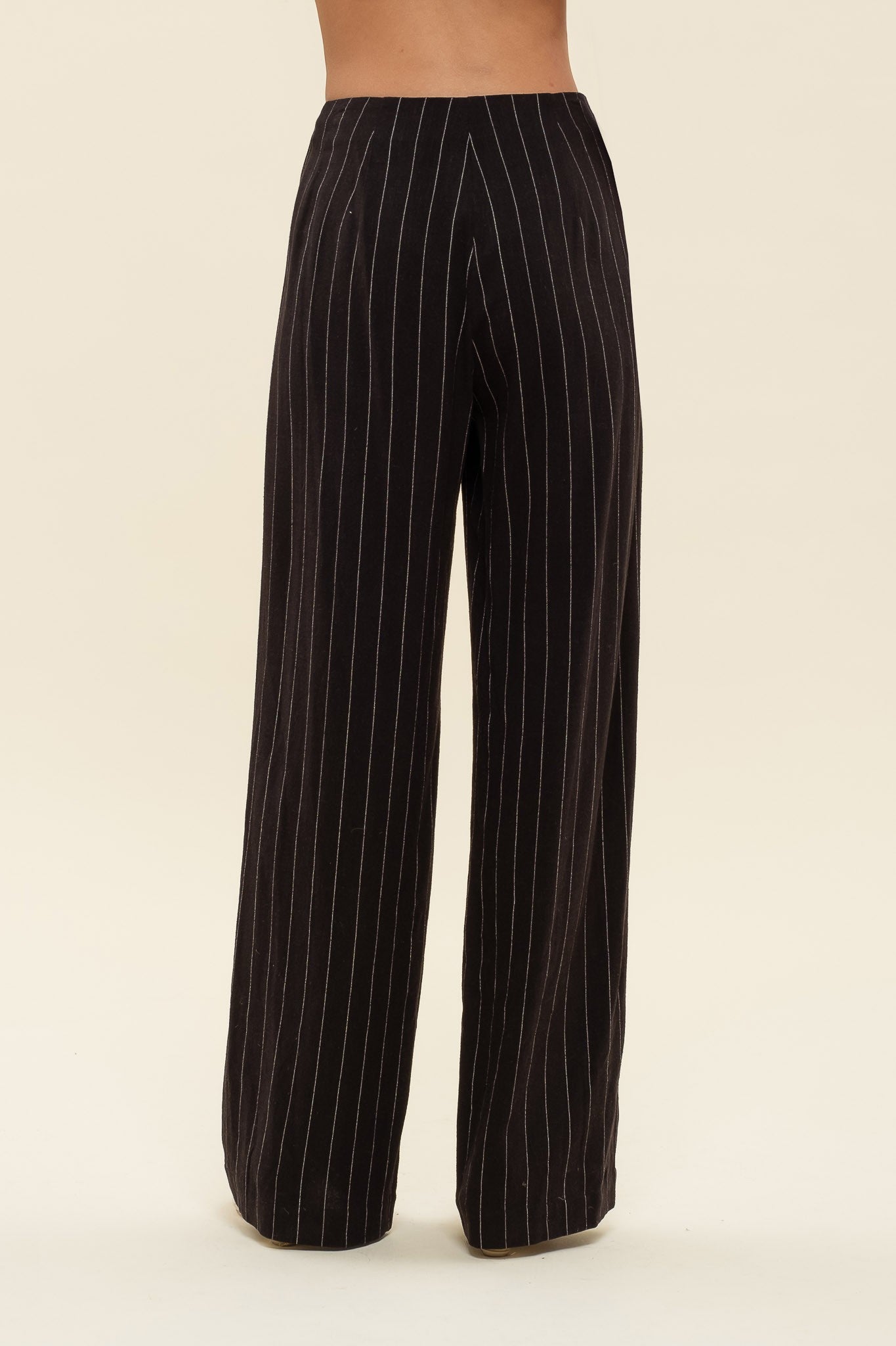 Pinstripe Linen Set - Top