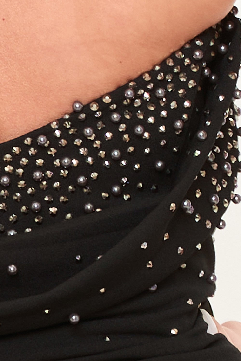 Plus Rhinestone Embellished Formal