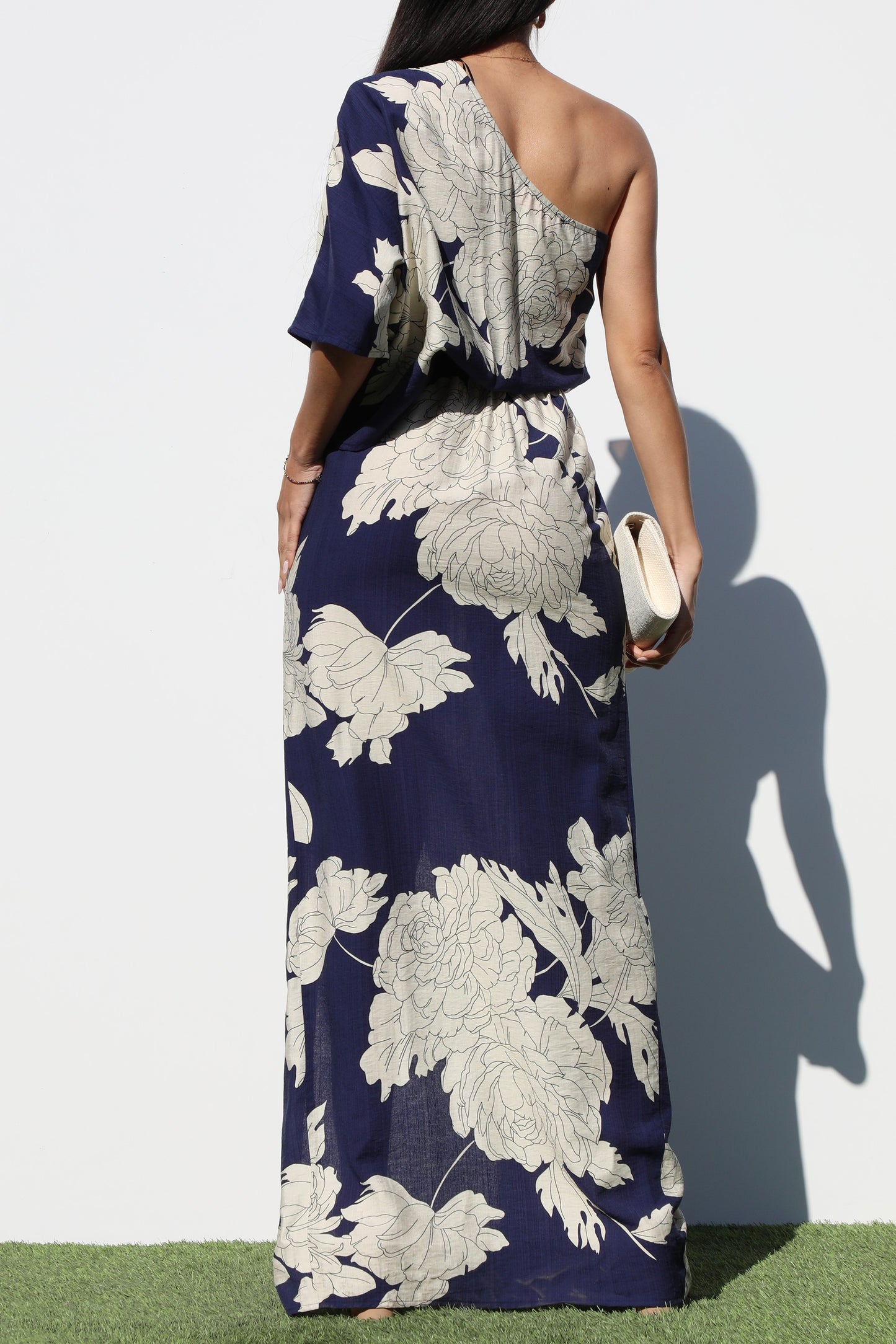 Woven Navy Maxi