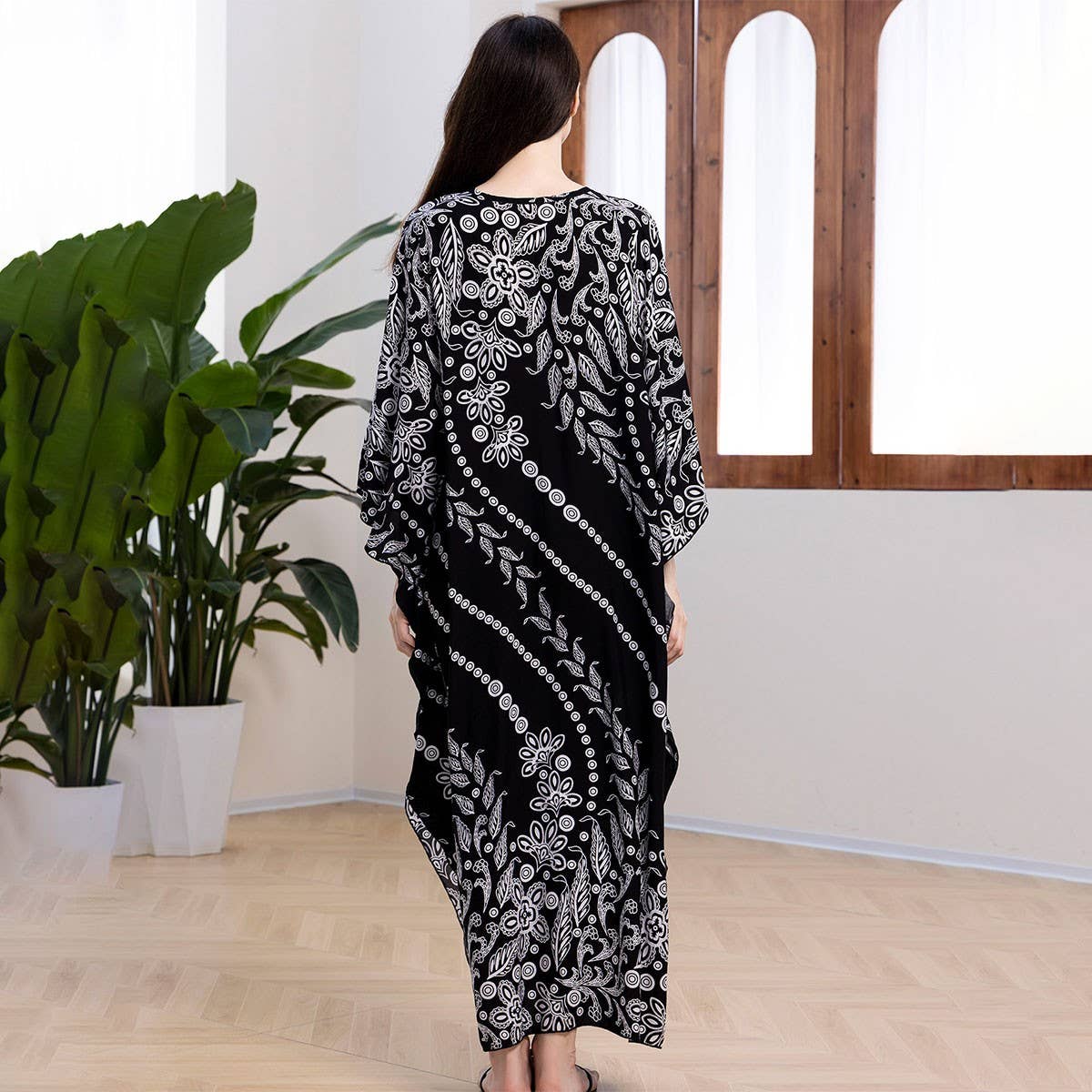 Printed Kaftan One-Size