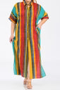 Striped Shirt Dresss