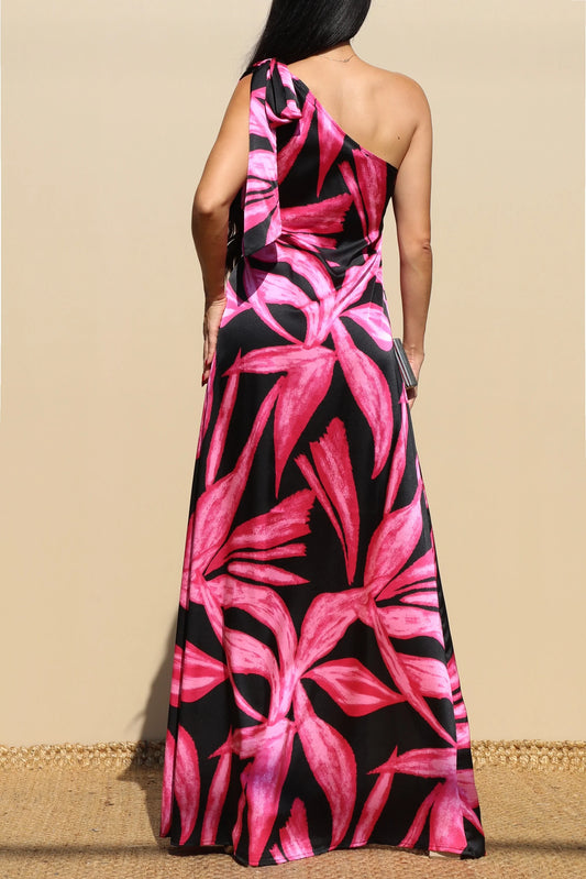 Black and Magenta Maxi