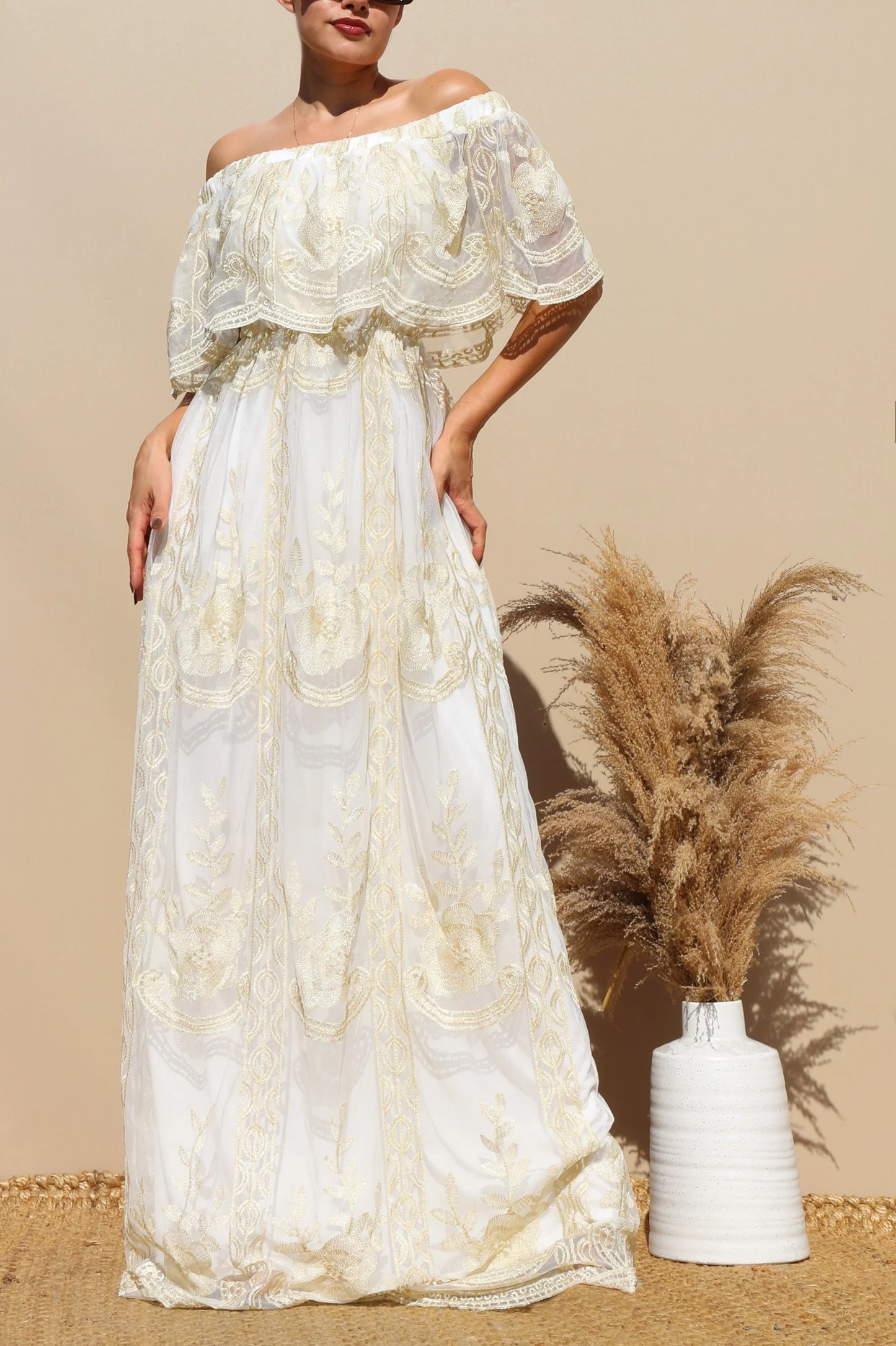 Gold Lace Maxi