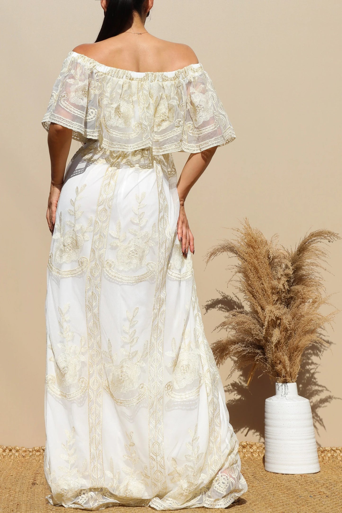 Gold Lace Maxi