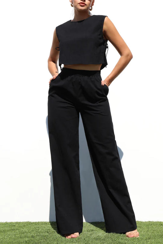 Black Cotton Set - PANTS ONLY (Copy)