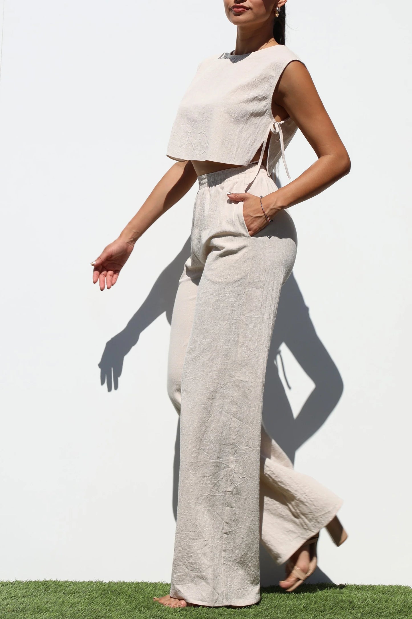 Oatmeal Cotton Set - PANTS ONLY