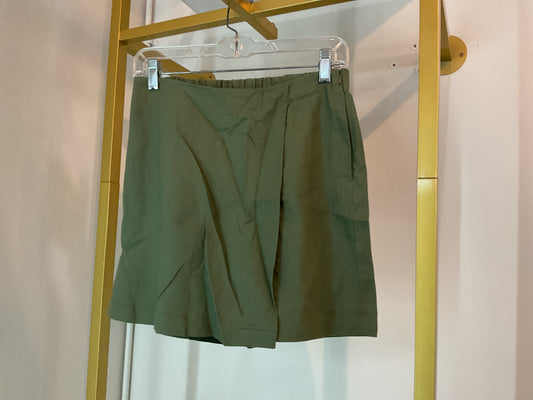 Olive Linen Skort