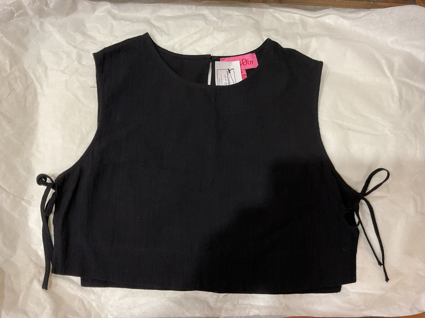 Black Cotton Set - TOP ONLY