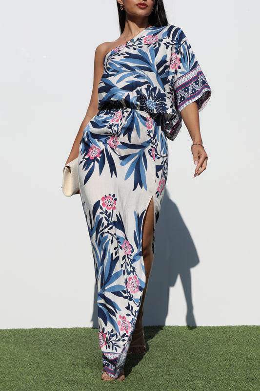 Printed Floral Maxi Dress