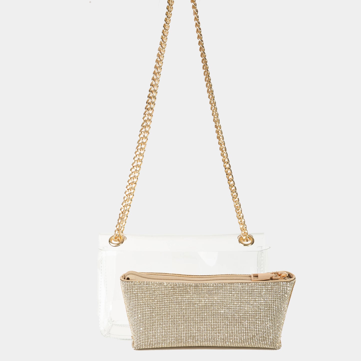 Turn Lock Clutch Bag