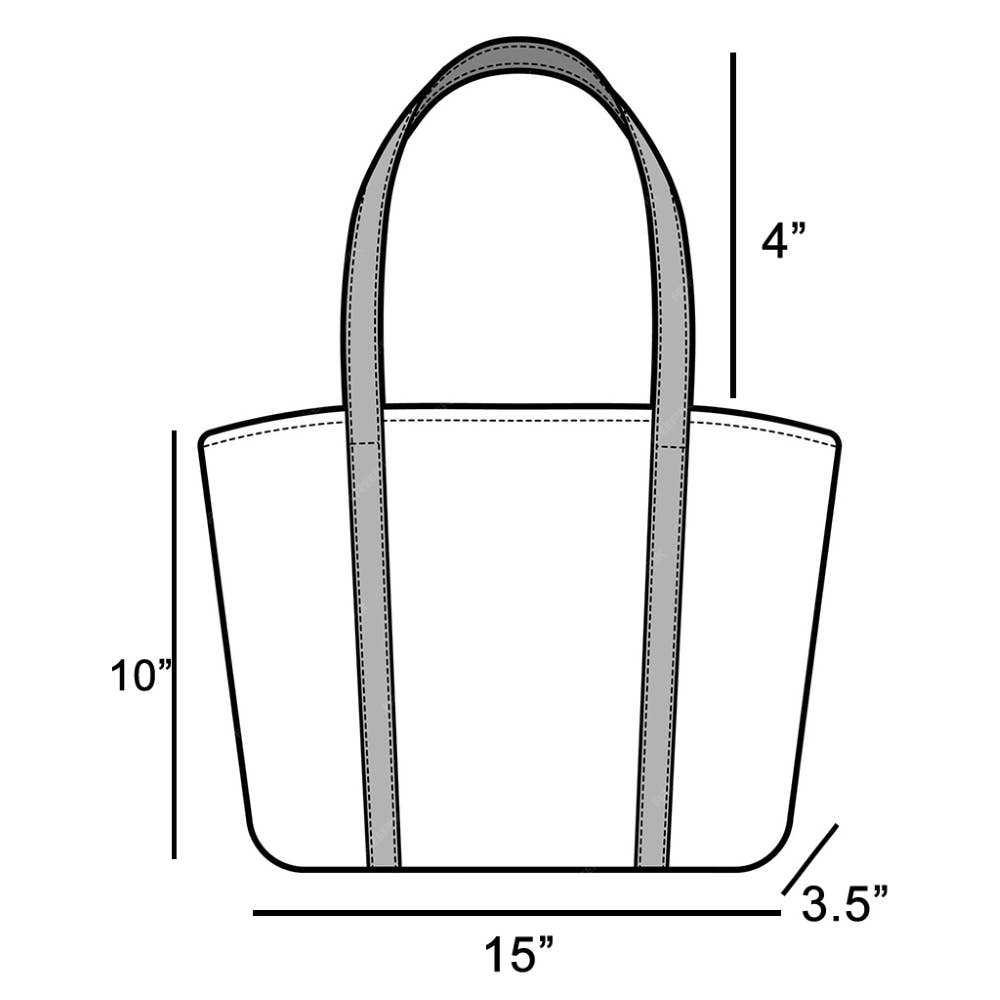 Round Pattern Hand Bag