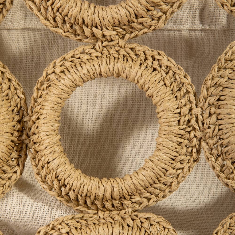 Round Pattern Hand Bag