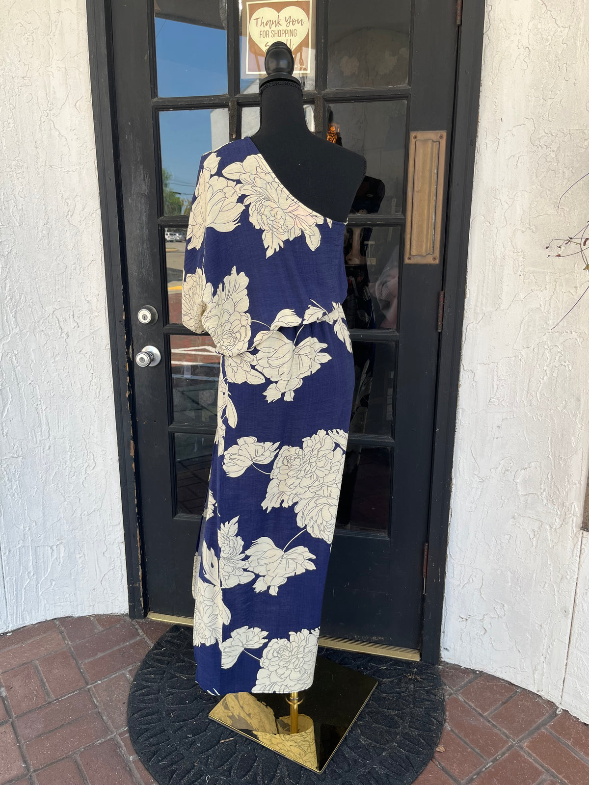 Woven Navy Maxi