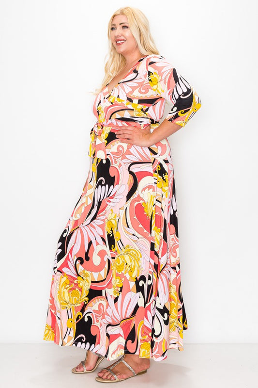 Black and Pink Maxi