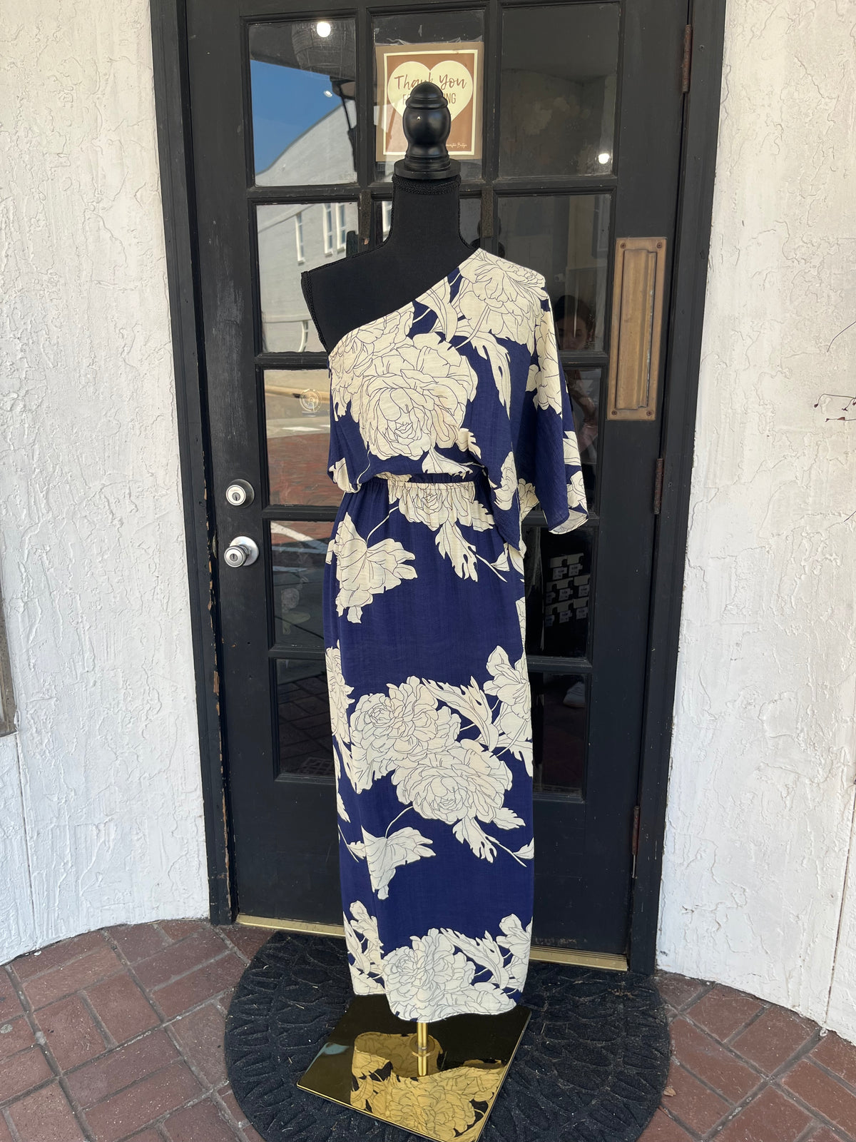 Woven Navy Maxi