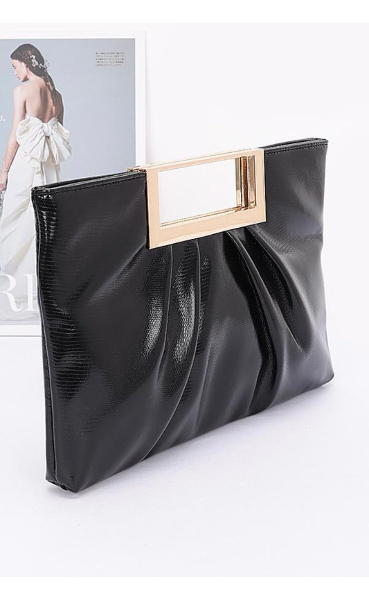 Metal Handle Clutch