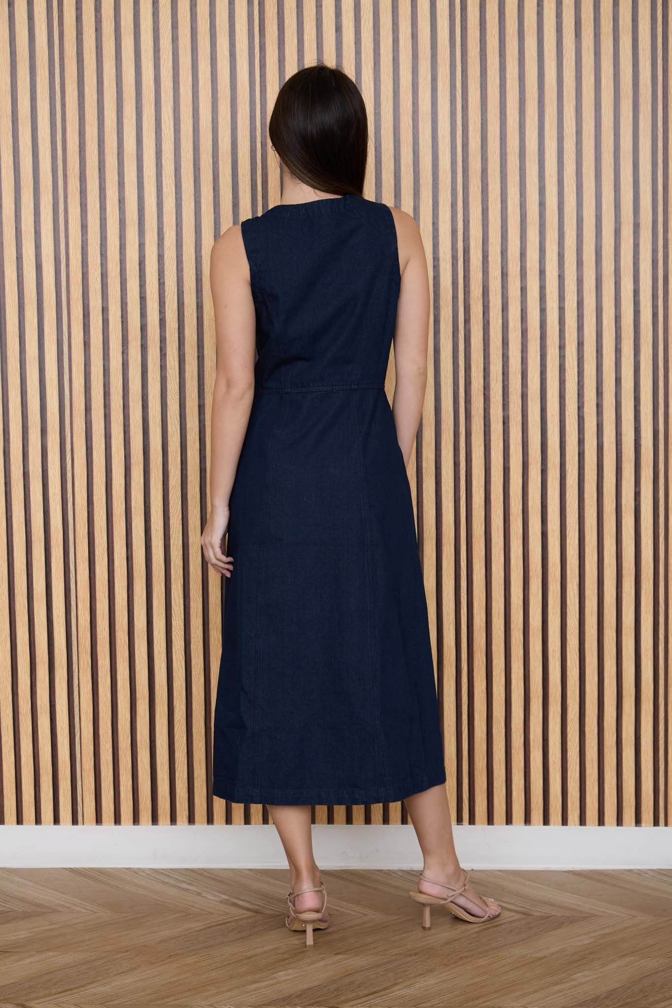 Denim Midi Dress