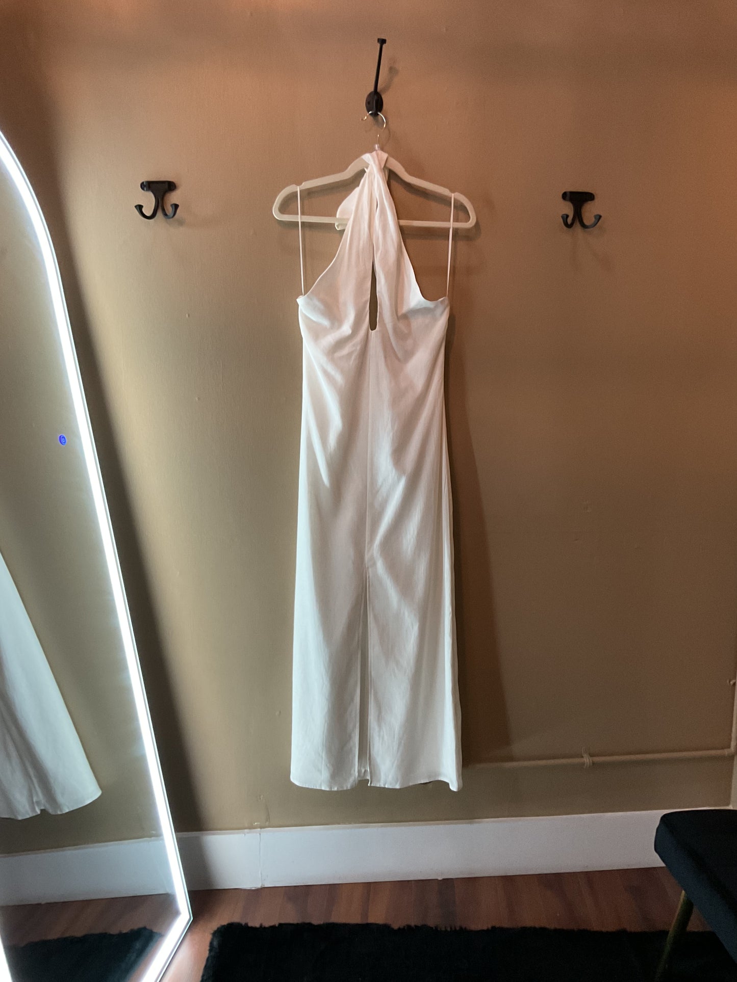 Criss Cross Halter Neck Dress