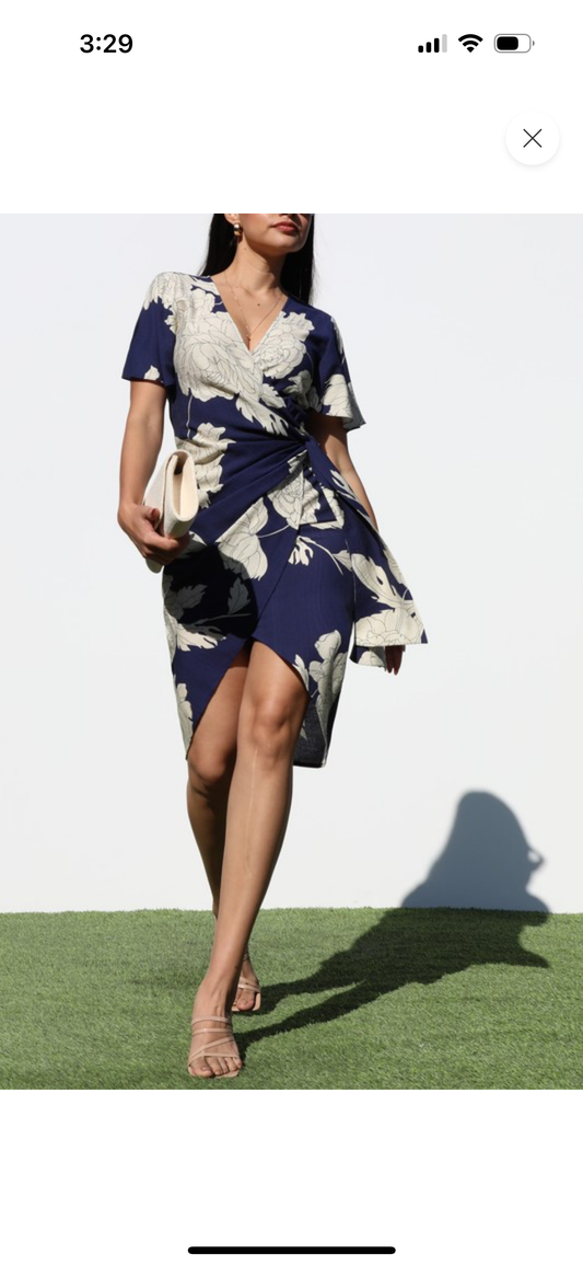 Wrap Mini Dress