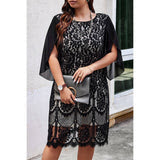 Split Sleeve Cocktail Dress