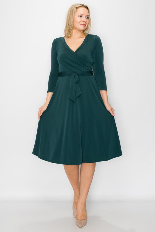 Hunter Green Midi