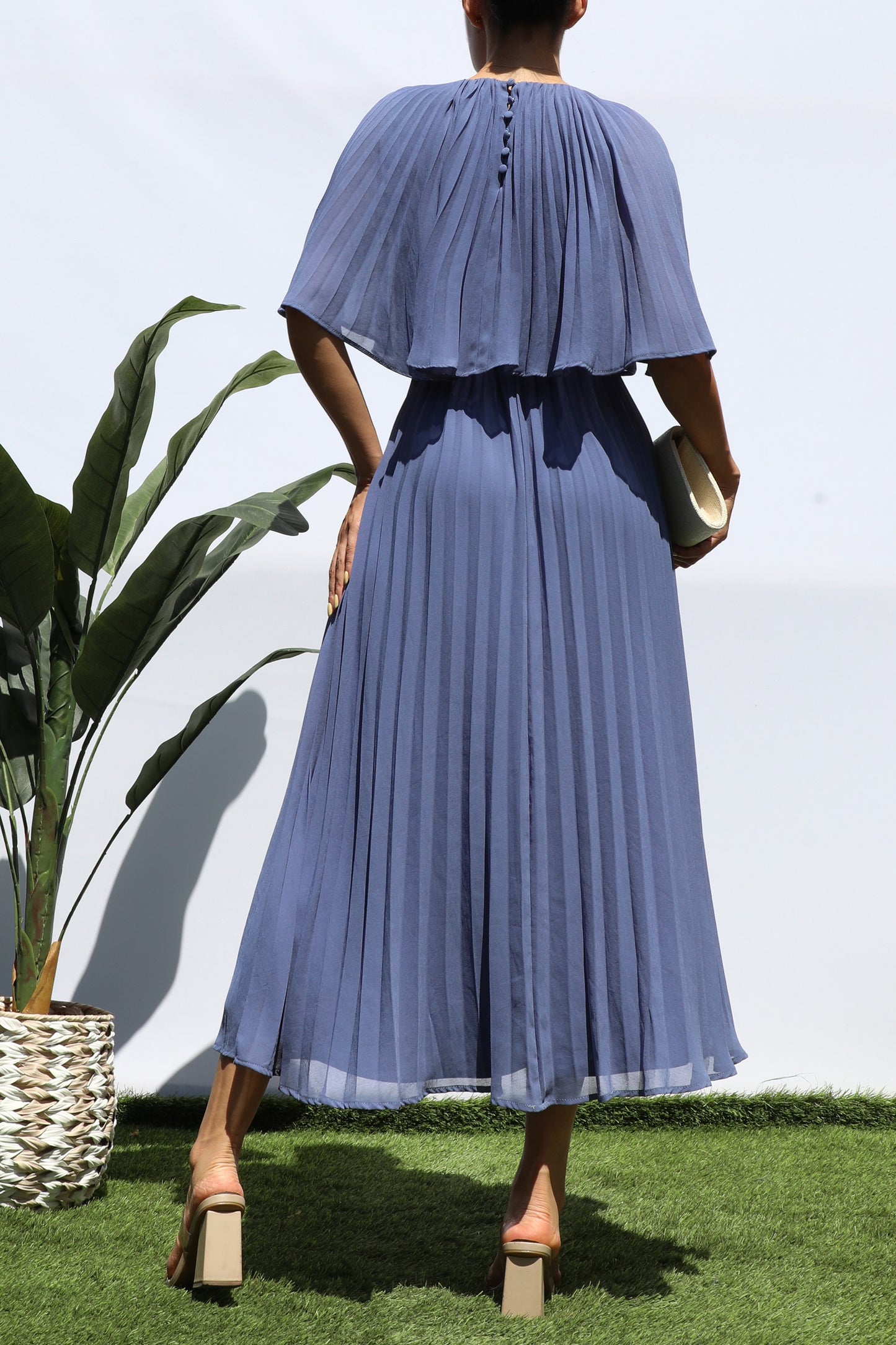 Pleated Midi