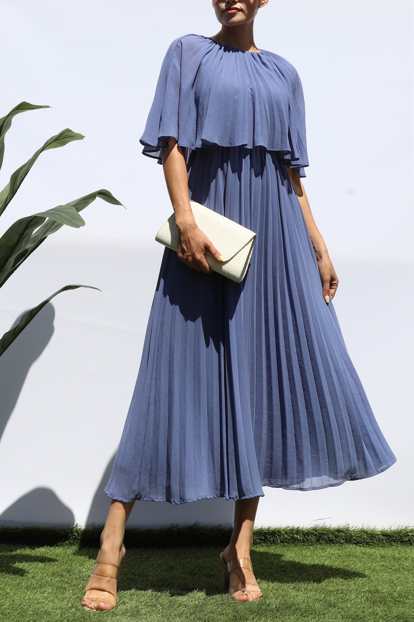 Pleated Midi