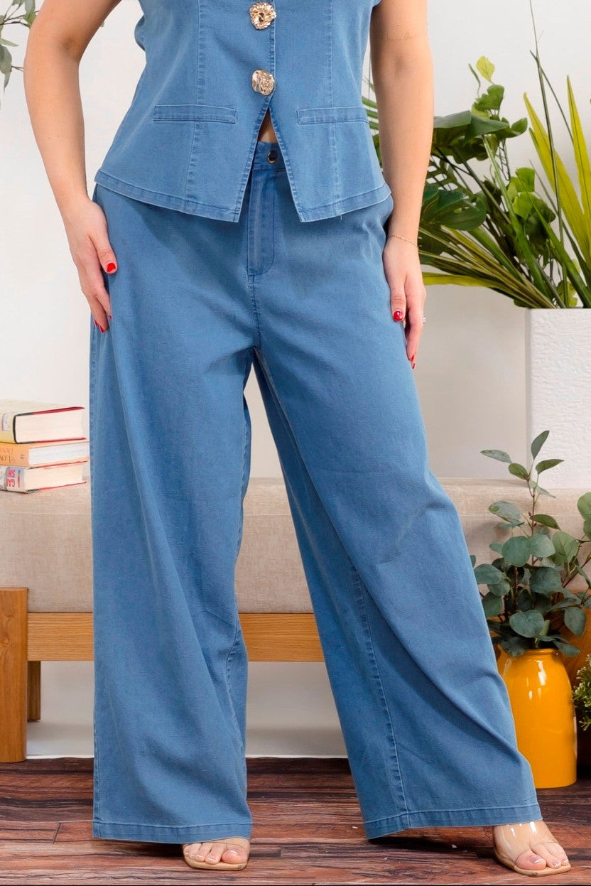 Large+ Denim Set - PANTS ONLY