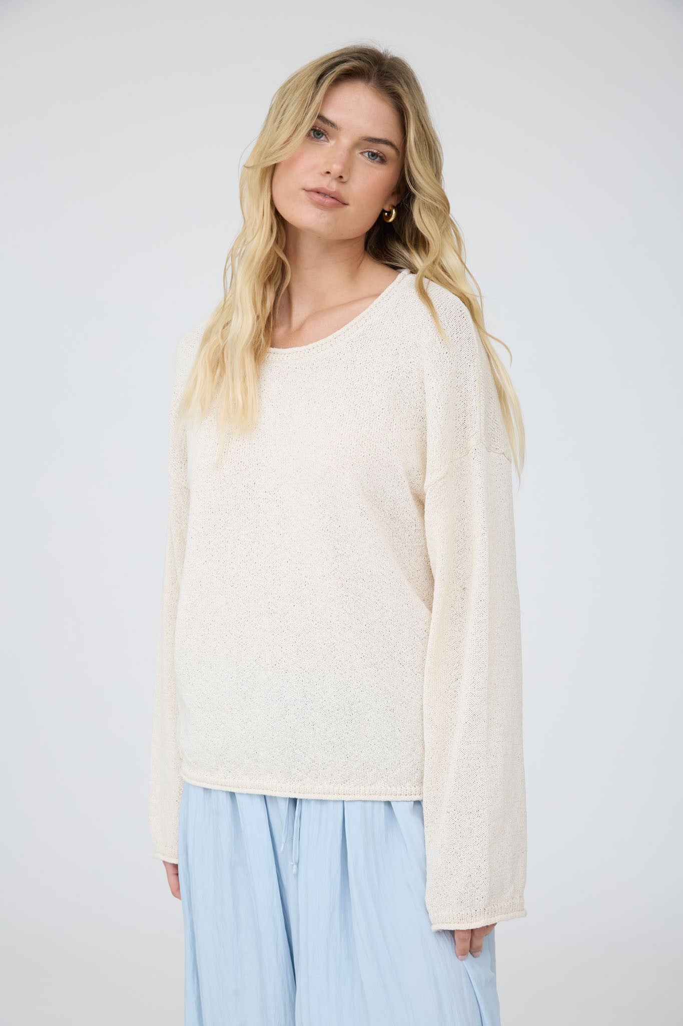 Raw Edge Sweater