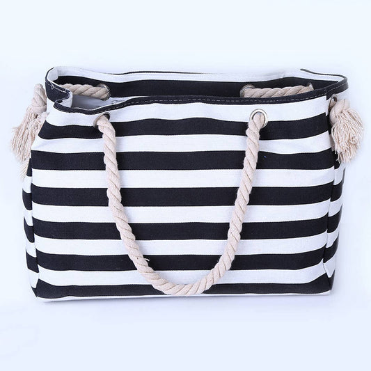 Striped Canvas Bag