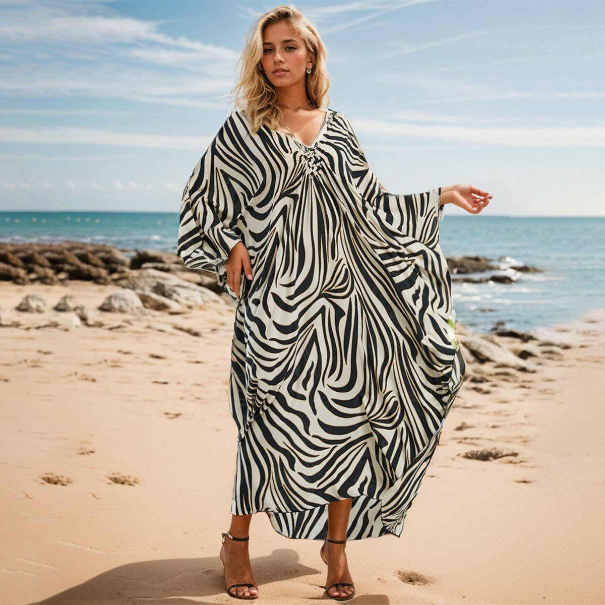 Zebra Kimono - One Size